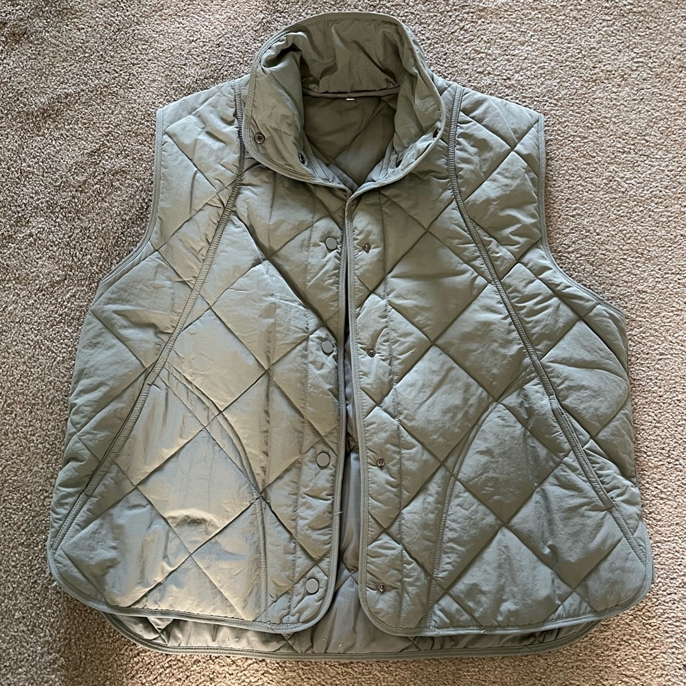 Green Puffer Vest